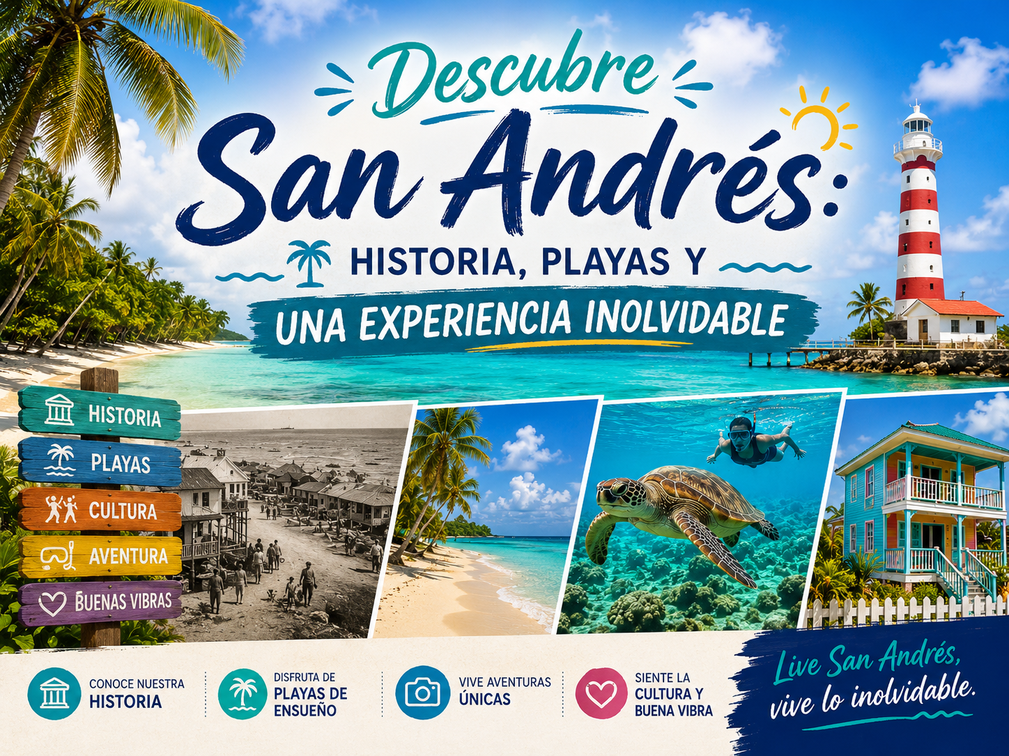 Descubre San Andrés: historia, playas y una experiencia inolvidable